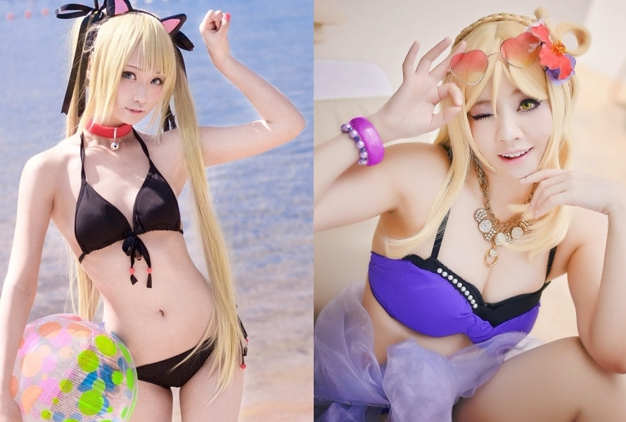 Swimsuit Character Cosplay pick-ups for “Evangelion” “DEAD OR ALIVE” “Anohana: The Flower We Saw That Day” “Love Live!!” and “Magical Girl Rasing Project”