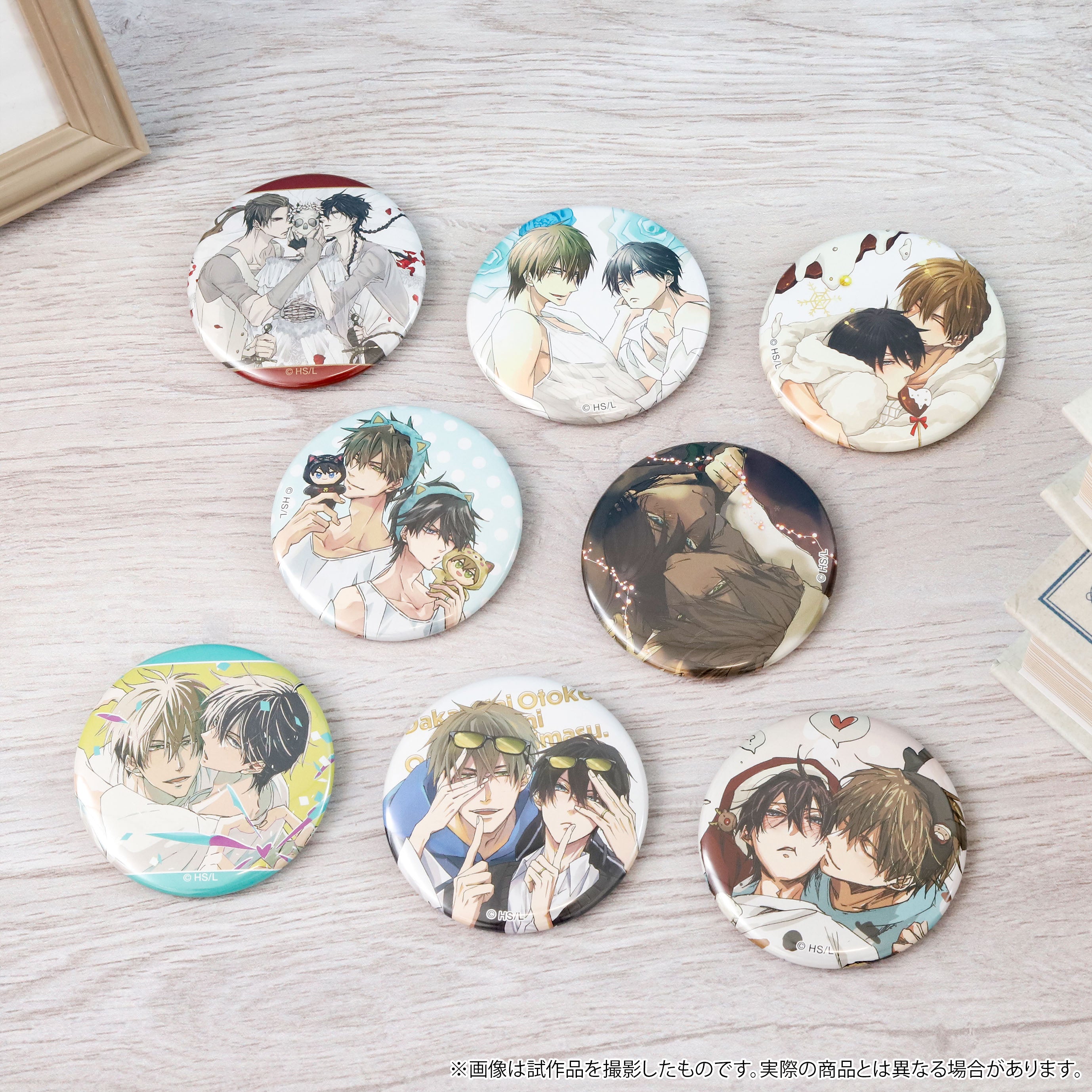 (Goods - Badges) //Preorder// DAKAICHI Oshi Couple Badge Collection (Blind Box -Single)