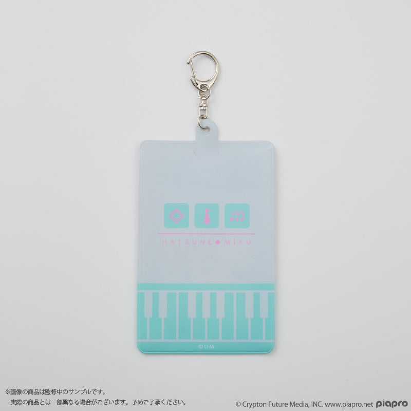 (Goods - Keychain) Hatsune Miku Keychain Photo Card Holder