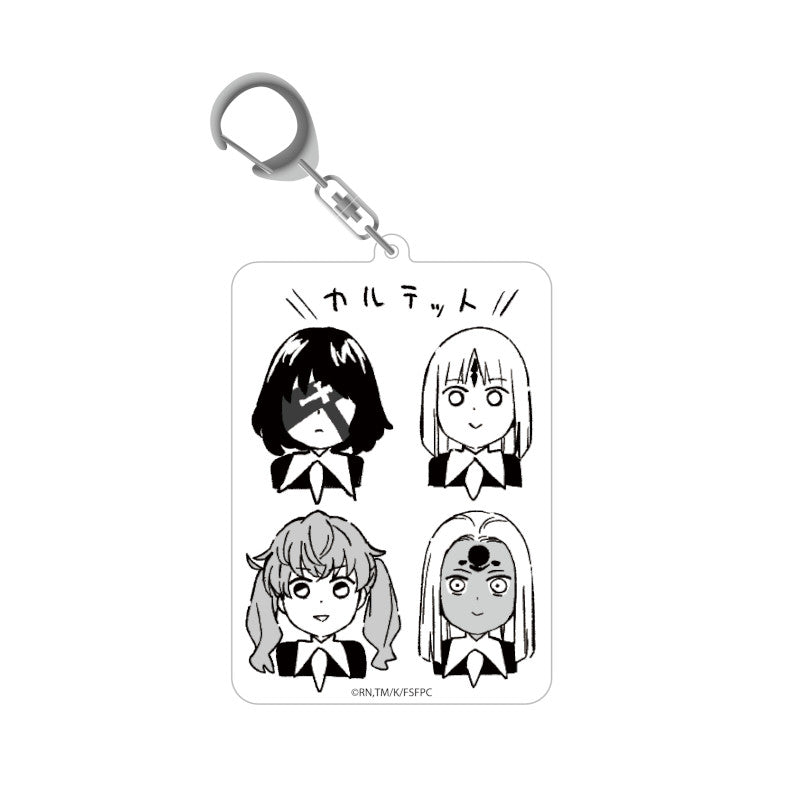 (Goods - Keychain) Fate/strange Fake SNOW FIELD STRANGE Acrylic Charm (Quartet)