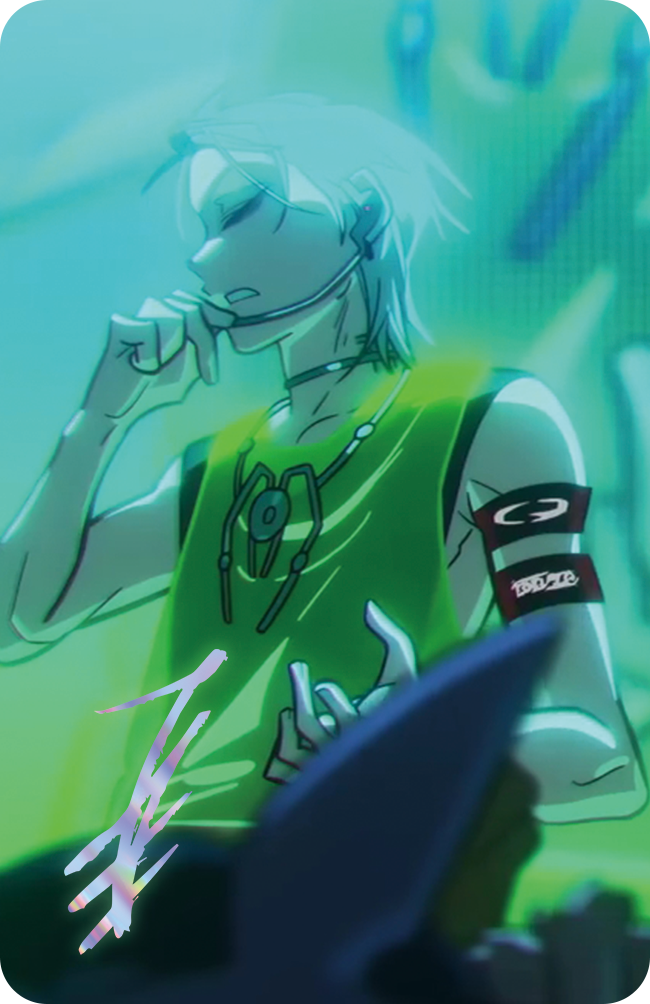 (Goods - Badge) Alien Stage Baniste Metal Badge & Photo Card Set (Till Ver.)