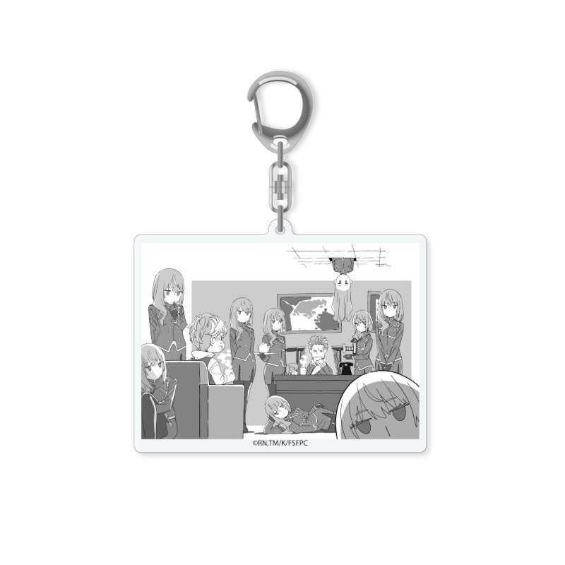 (Goods - Keychain) Fate/strange Fake SNOW FIELD STRANGE Acrylic Charm (Orlando Reeve、Flat Escardos、Vera Levitt)