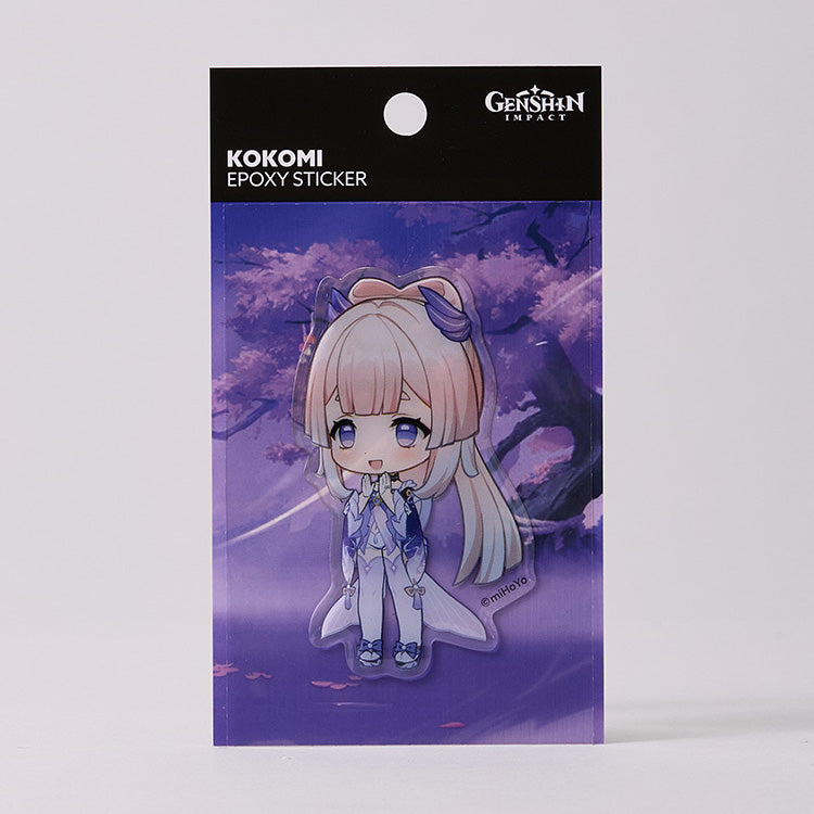 (Goods - Sticker) Genshin Impact Puffy Sticker Sangonomiya Kokomi
