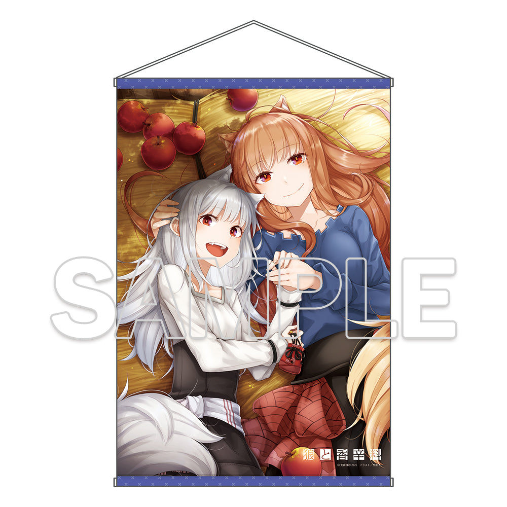 (Goods - Wall Scroll) Spice and Wolf B2-Sized Tapestry Jyuu Ayakura Artbook 2 Cover Visual Ver.