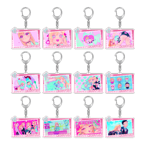 (Goods - Keychain) My Dress-Up Darling Random Acrylic Charm (Blind Box -Box)