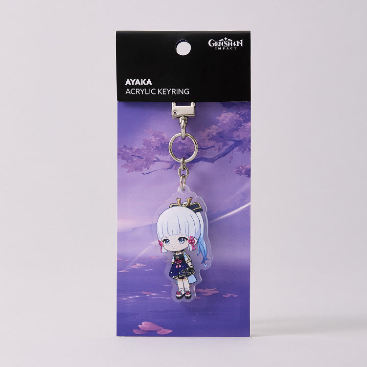 (Goods - Keychain) Genshin Impact Acrylic Keychain Kamisato Ayaka
