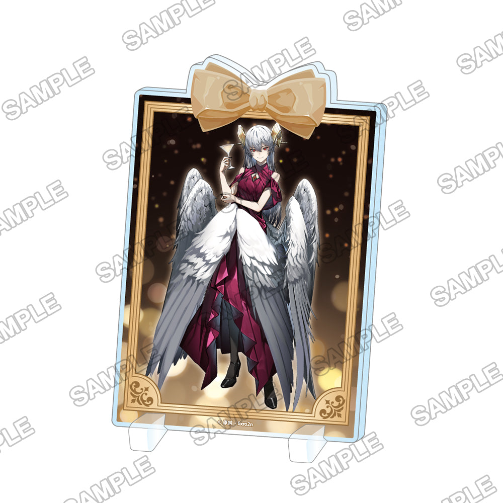 (Goods - Acrylic Stand) Kadokawa BOOKS 10th Anniversary Celebration Mini Acrylic Plate - EXP Is Golden - Leah