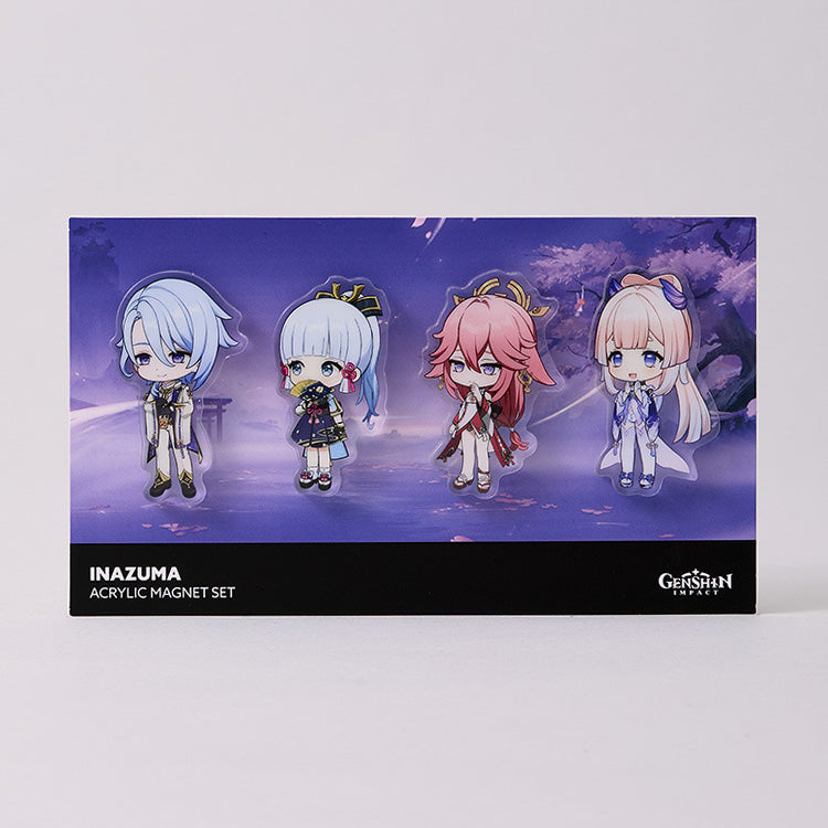 (Goods - Stationaries) Genshin Impact Acrylic Magnet Set Inazuma