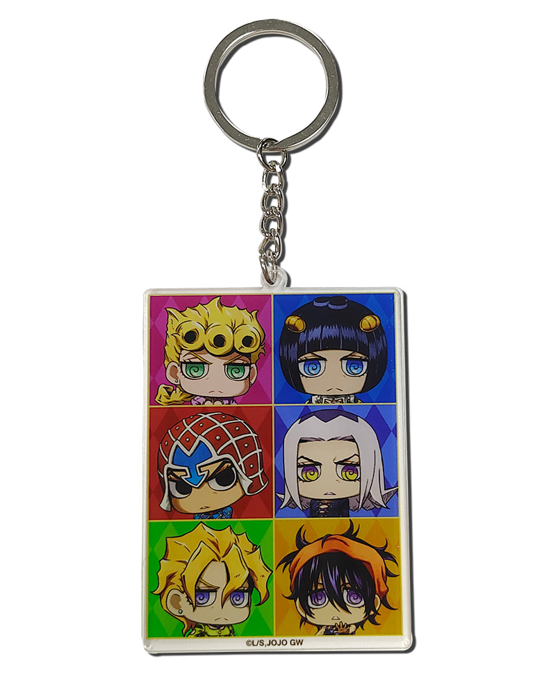 (Goods - Keychain) Jojo's Bizarre Adventures SD GROUP ACRYLIC KEYCHAIN