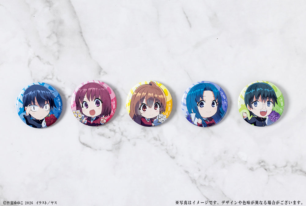 (Goods - Badge) Toradora! 20th Anniversary Tradable Mini-Character Tin Badge