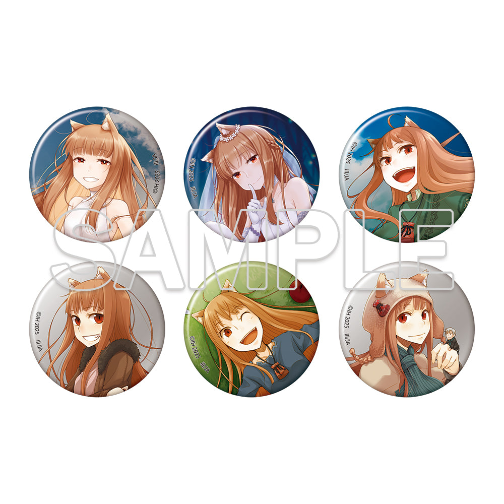 (Goods - Badge) Spice and Wolf Tradable Metallic Tin Badge Ver.A (Blind Box - Single)