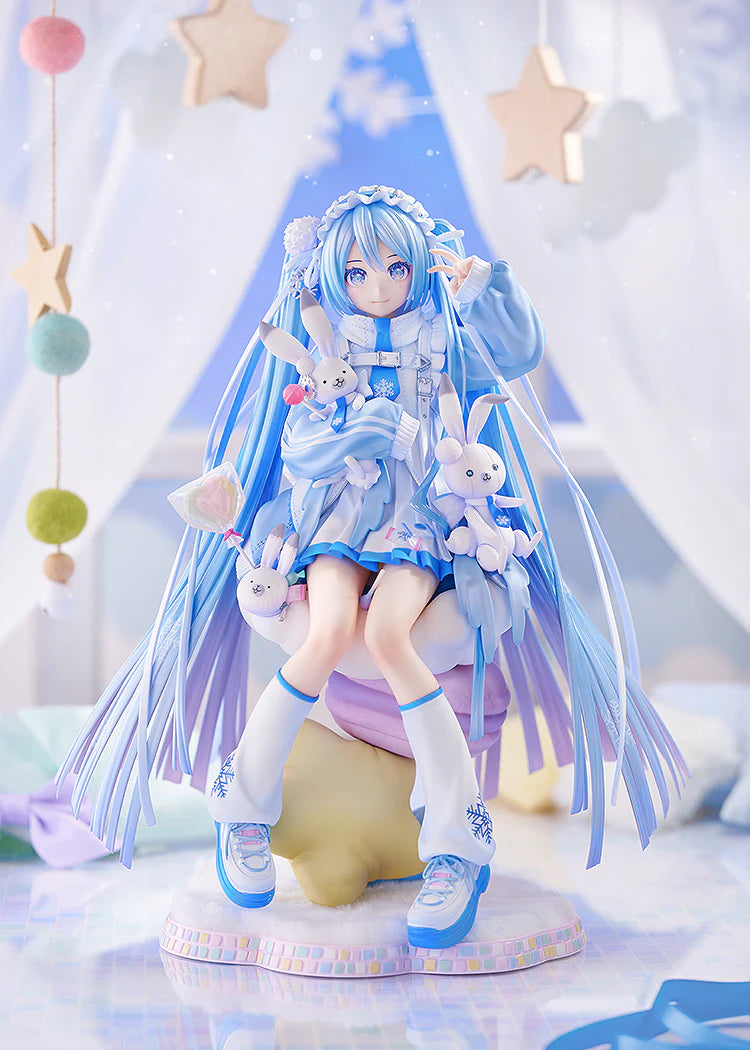 (1/7 Scale Figure) Vocaloid Snow Miku: Yukiiro Pop Ver.
