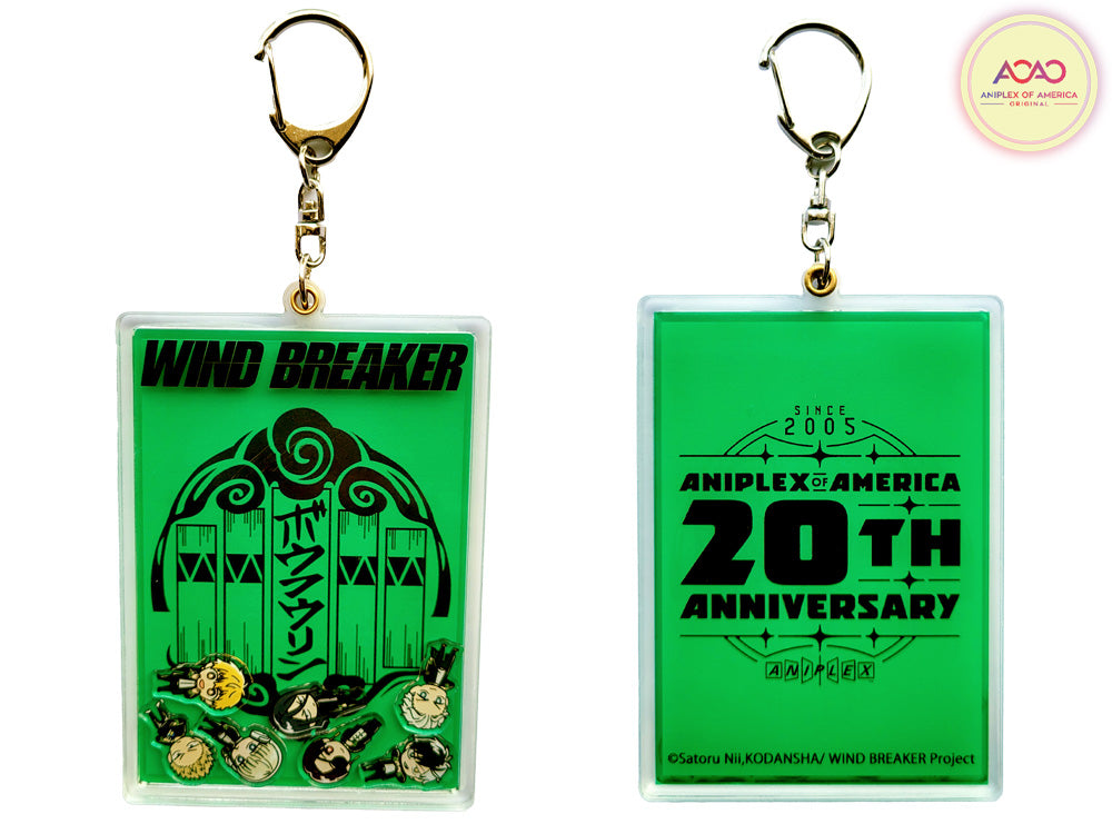 Goods - Keychain) Aniplex 20th Anniversary Shaker Charm Wind Breaker