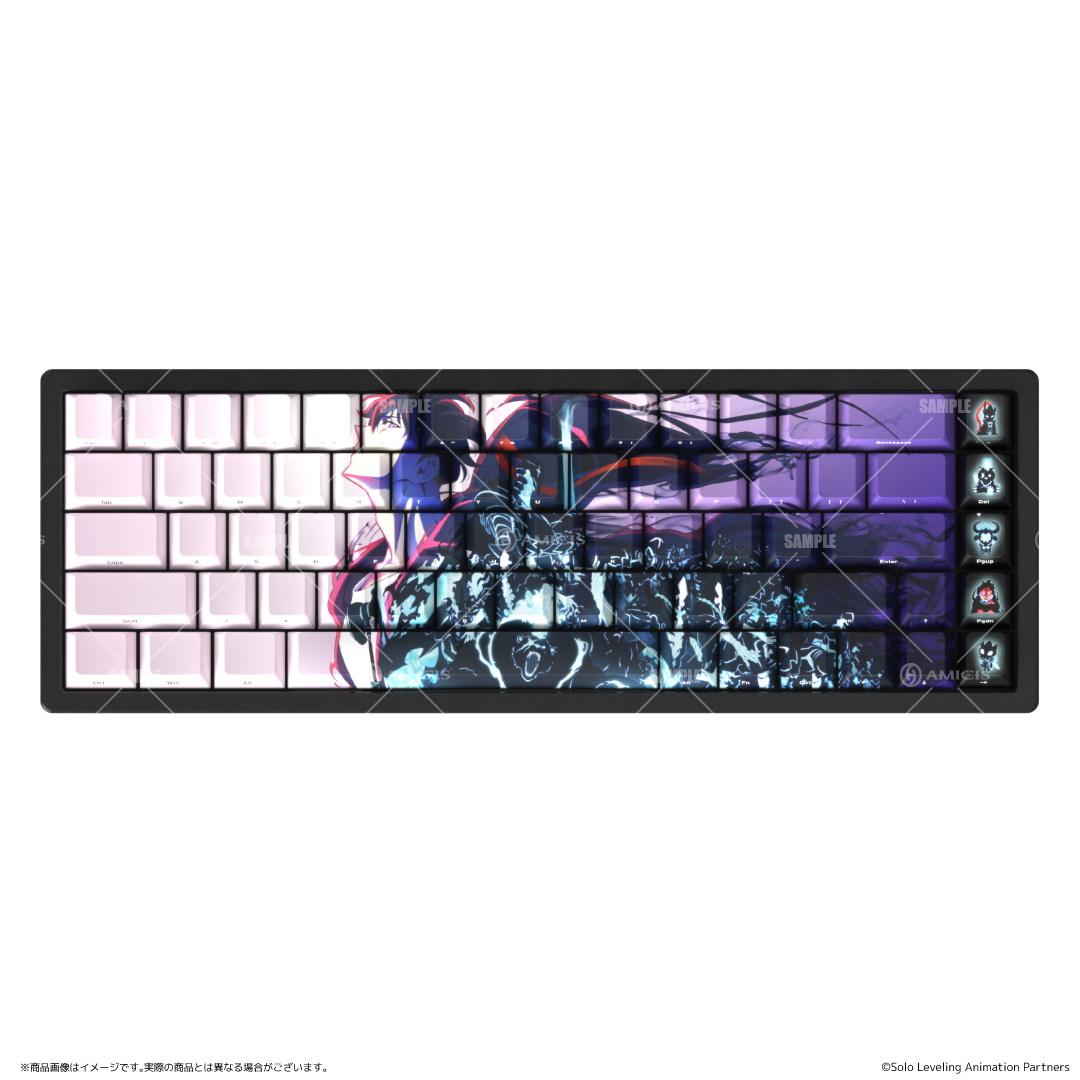 (Goods - Keyboard) Solo Leveling AMICIS Gaming Keyboard 65HE US Layout