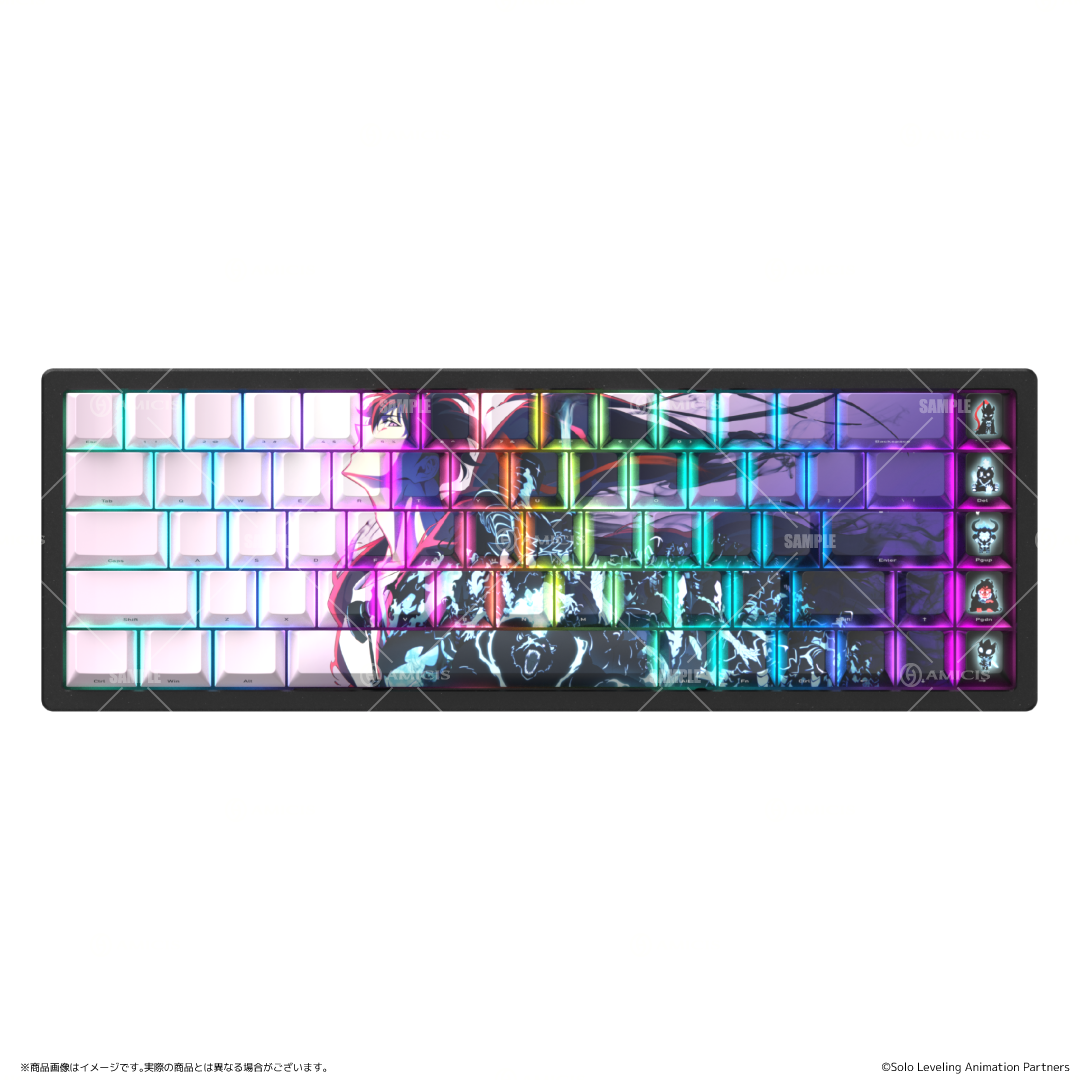 (Goods - Keyboard) Solo Leveling AMICIS Gaming Keyboard 65HE US Layout
