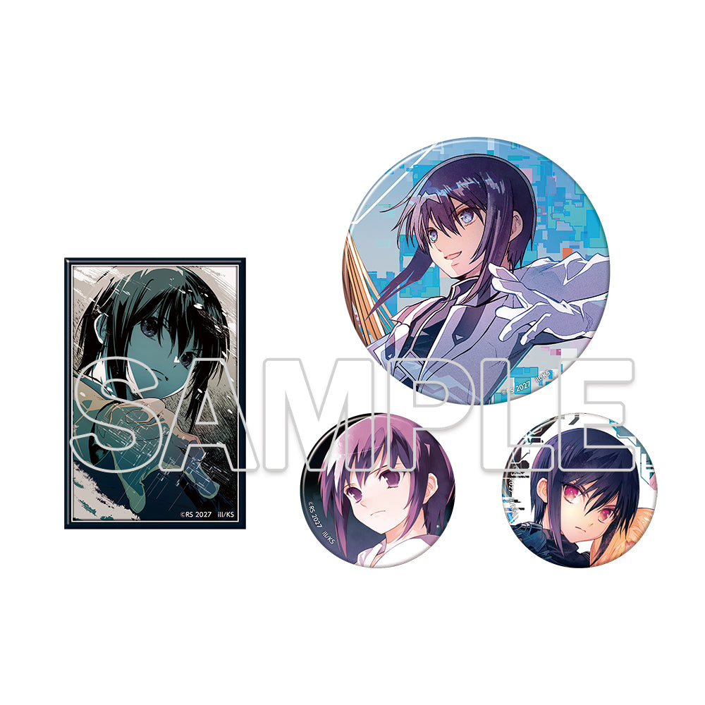 (Goods - Badge) Wizard's Brain 25th Anniversary Tin Badge Set - Ren Amagi