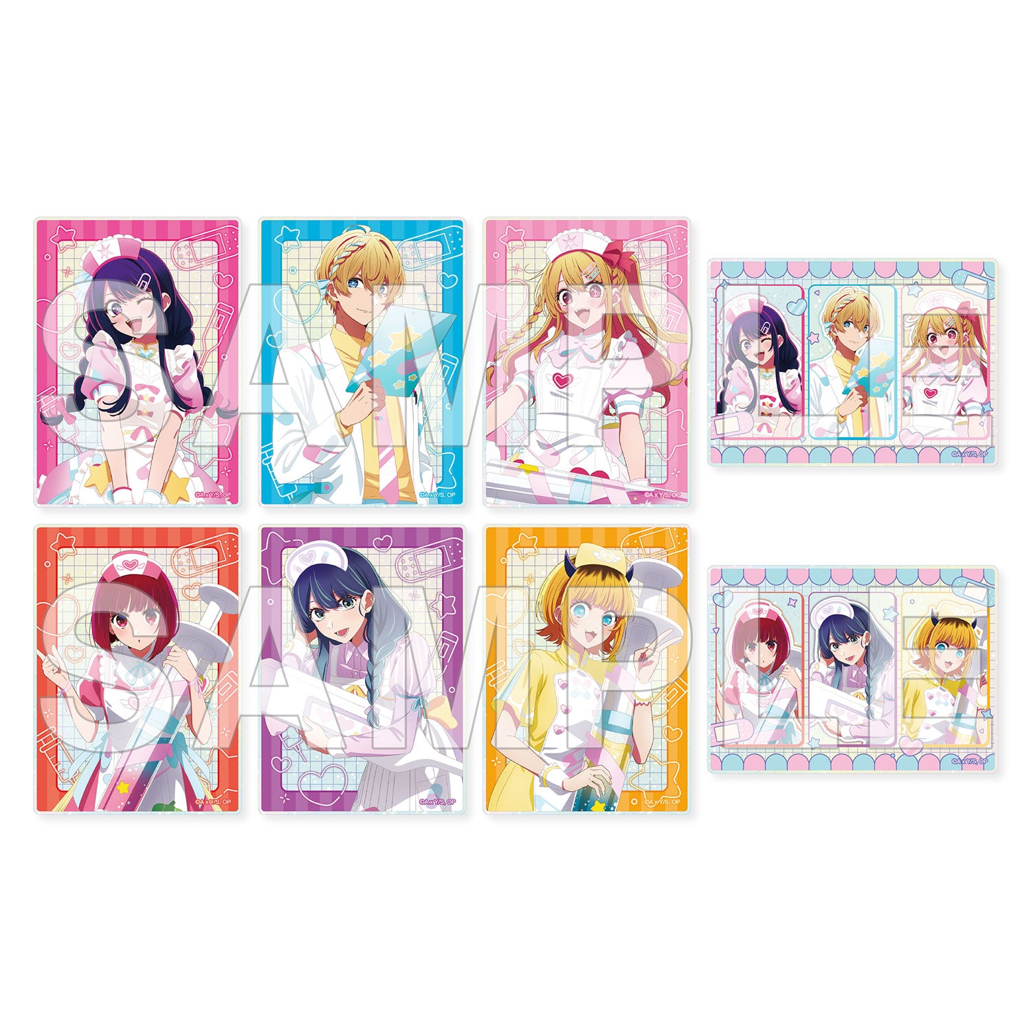 (Goods - Card) Oshi no Ko Tradable Holographic Acrylic Card Dreamy Hospital Ver. (Blind Box - Single)