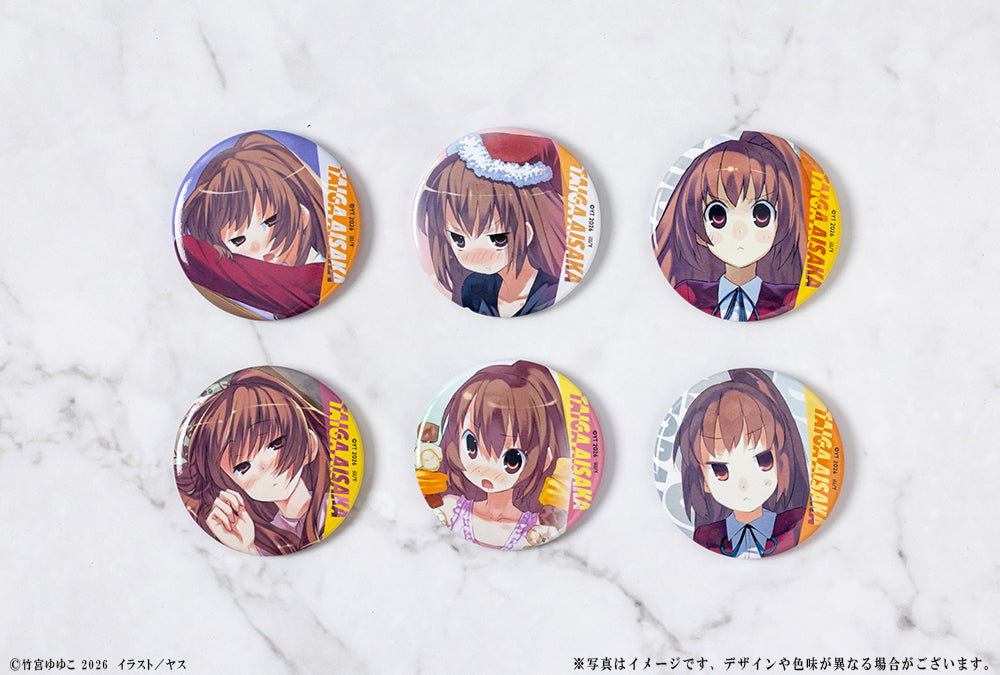 (Goods - Badge) Toradora! 20th Anniversary Tradable Tin Badge ~Full of Taiga~
