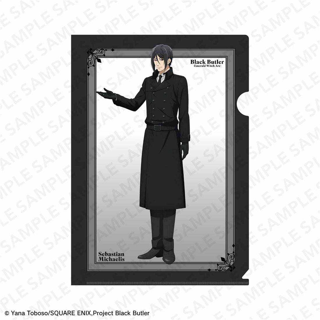 (Goods - File Folder) Black Butler Emerald Witch Arc Anime Series A4-sized File Folder - Sebastian Michaelis