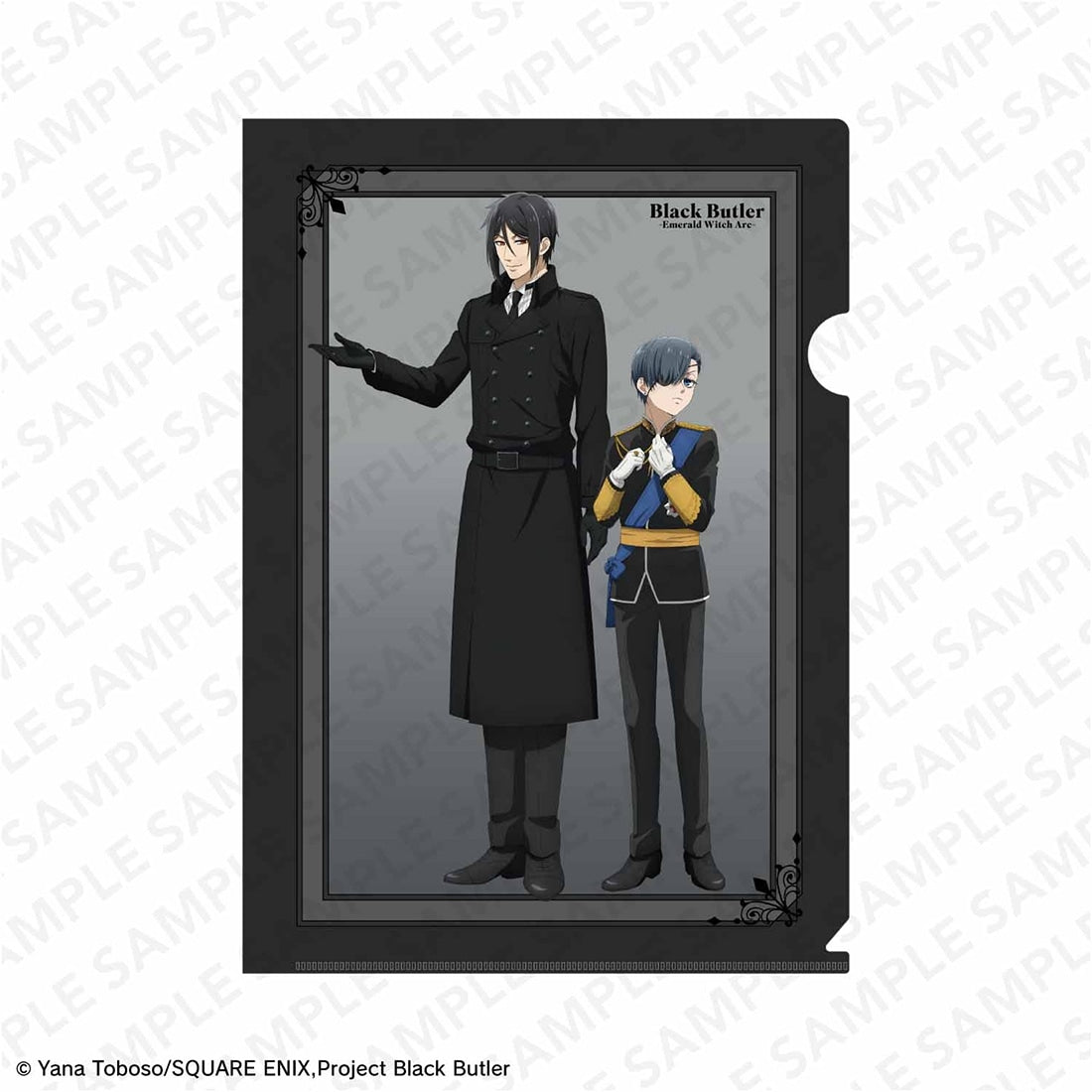 (Goods - File Folder) Black Butler Emerald Witch Arc Anime Series A4-sized File Folder - Sebastian Michaelis & Ciel Phantomhive