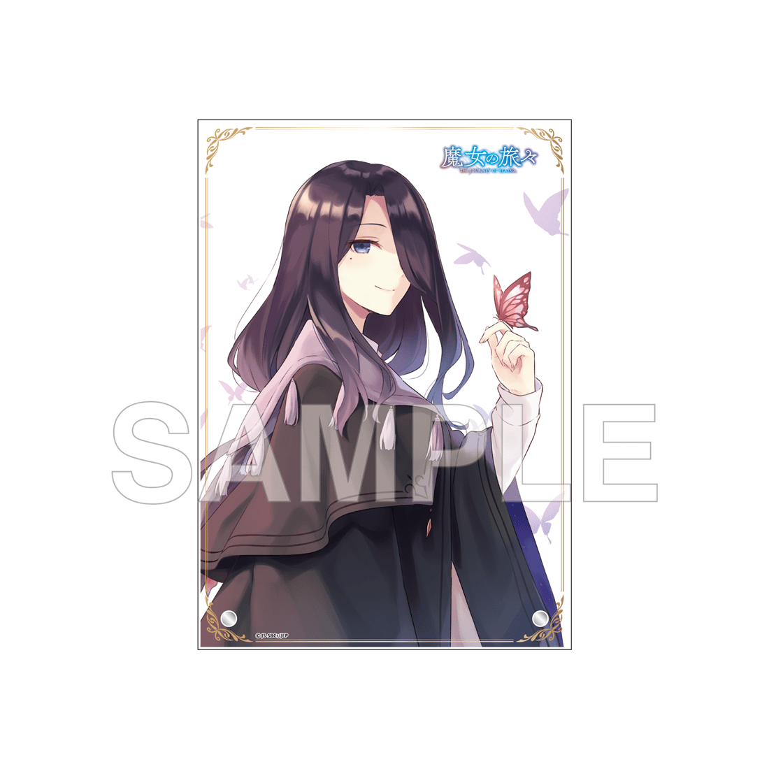 (Goods - Acrylic Stand) Wandering Witch: The Journey of Elaina Acrylic Panel - Anime 5th Anniversary - Fran