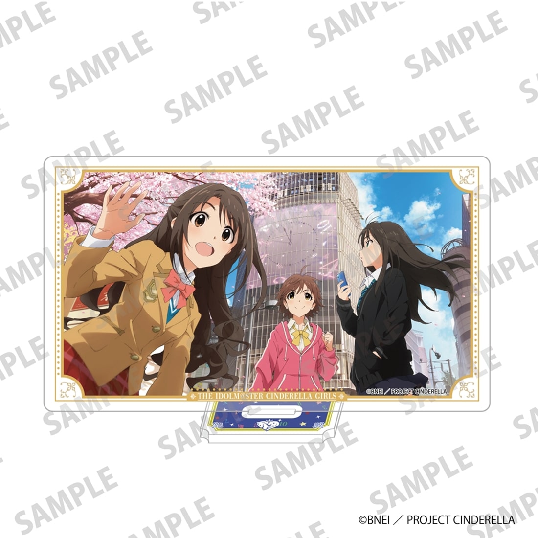 (Goods - Acrylic Stand) THE IDOLM@STER CINDERELLA GIRLS TV Anime Series Acrylic Stand - Uzuki Shimamura & Rin Shibuya & Mio Honda