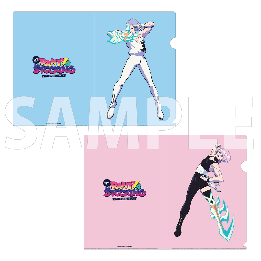 (Goods - File Folder) New PANTY & STOCKING with GARTERBELT Clear File Set Realistic Proportions Ver. - Polyester & Polyurethane