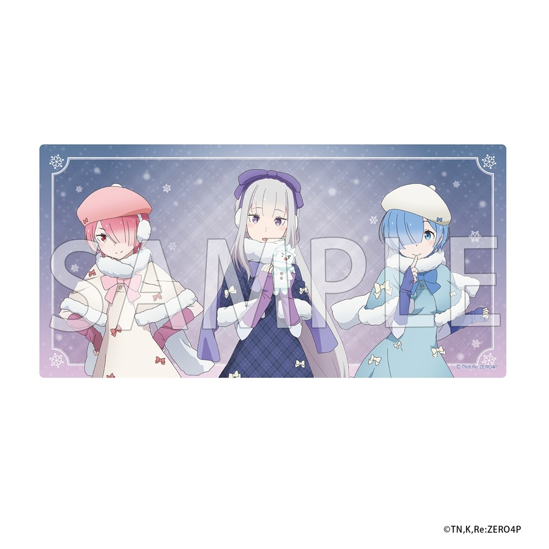 (Goods - Deskmat) "Re:ZERO -Starting Life in Another World-" Desk Mat - Winter Snow Ver.