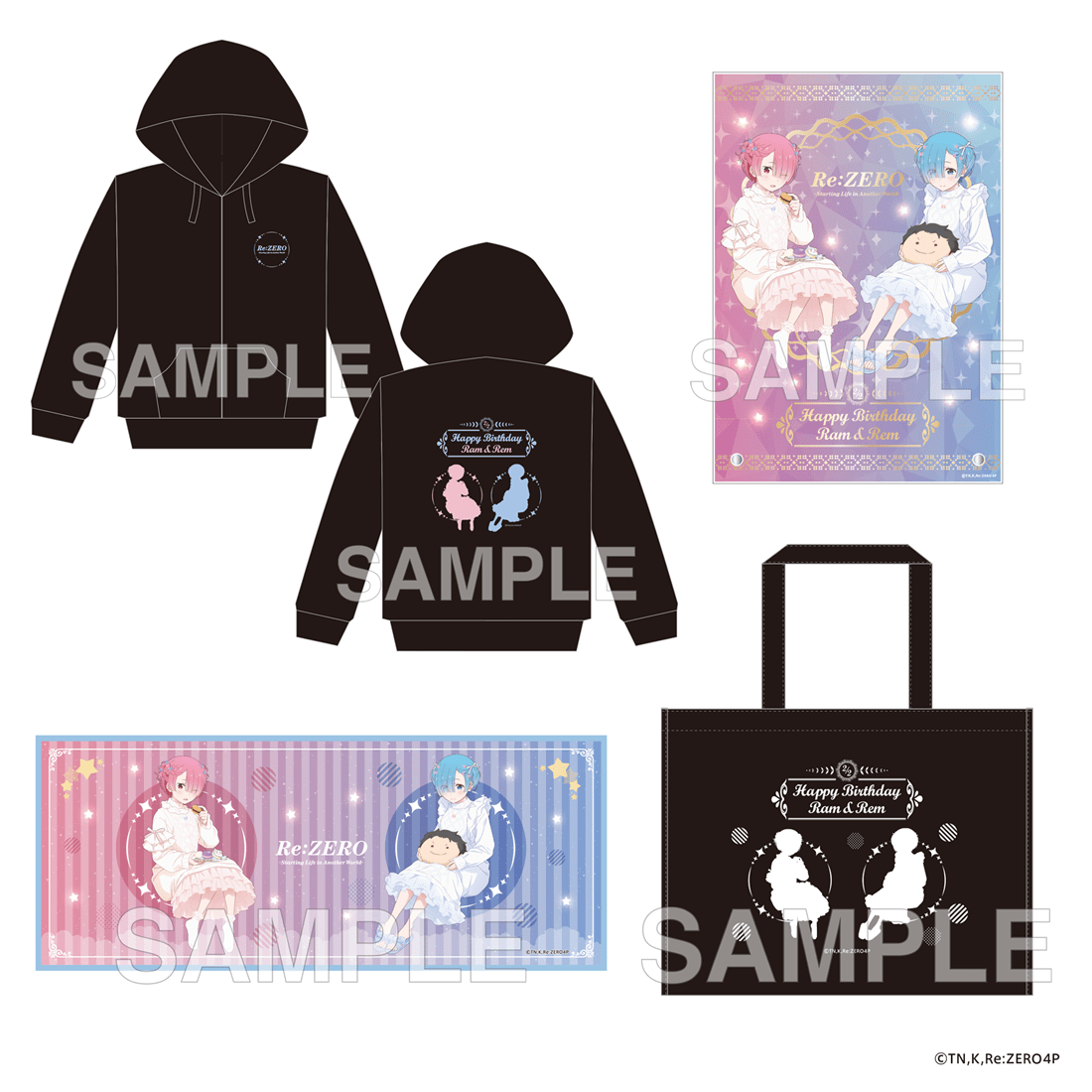 (Goods - Set) Re:ZERO -Starting Life in Another World- Birthday Set Ram and Rem's Birthday Celebration 2026 ver.
