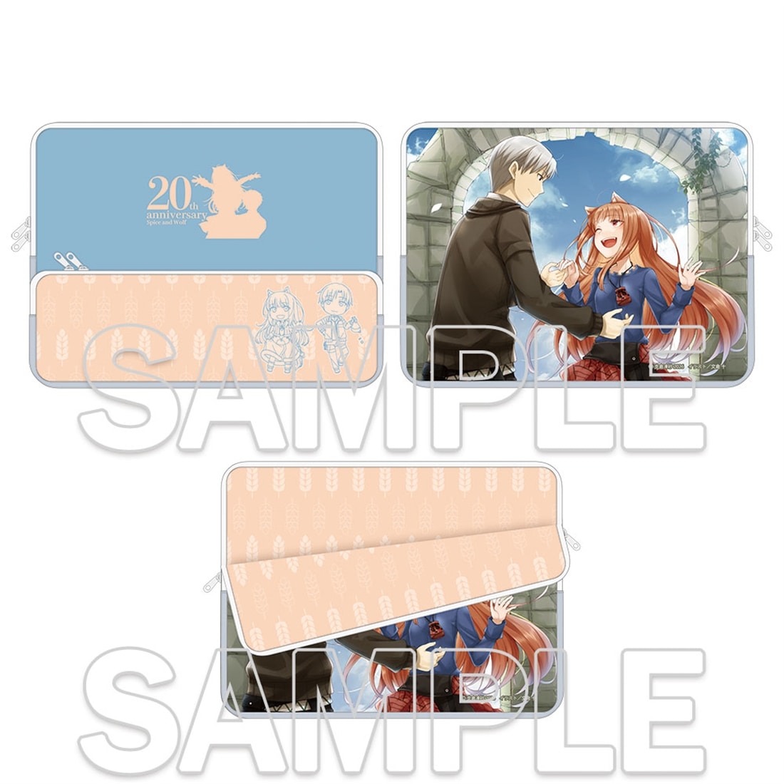 (Goods - Case) Spice and Wolf Light Novel Series 20th Anniversary Multi-Purpose Case
