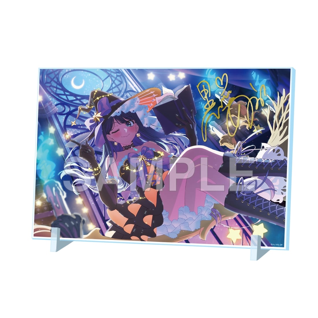 (Goods - Acrylic Stand) Oshi no Ko Acrylic Panel w/ Foil-stamped Signature Halloween 2025 ver.