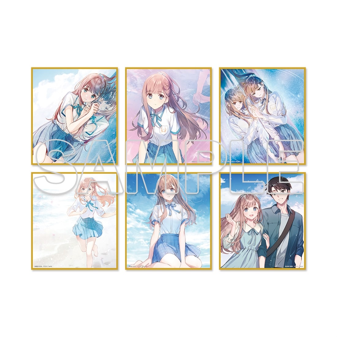 (Goods - Art Board) Even a Replica Can Fall in Love Tradable Mini Illustration Board (Blind Box - Single)