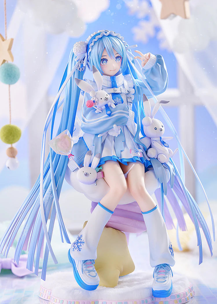 (1/7 Scale Figure) Vocaloid Snow Miku: Yukiiro Pop Ver.