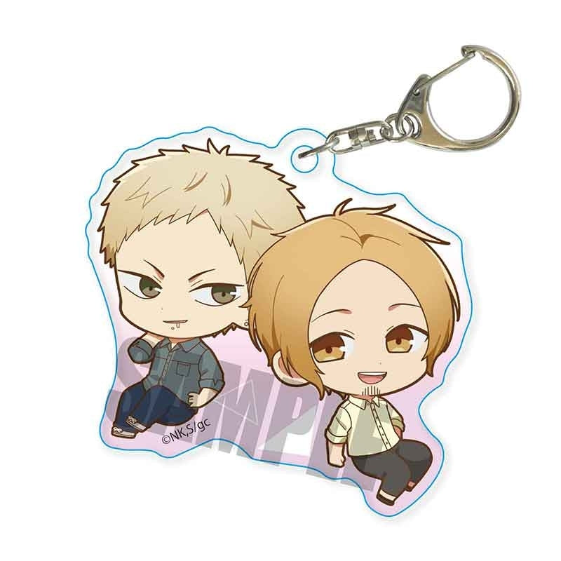 Given] Pukasshu Keychain Haruki Nakayama & Akihiko Kaji | animate USA