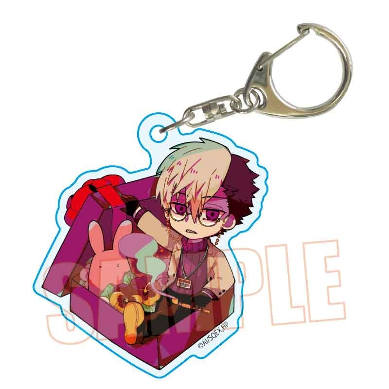 (Goods - Keychain) Toilet-Bound Hanako-Kun Flower Box Acrylic Keychain Tsuchigomori (Pansy)