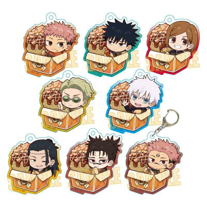 (Goods - Keychain) Jujutsu Kaisen Bakudan-yaki Honpo Collaboration Trading Acrylic Keychain (Blind Box -Single)