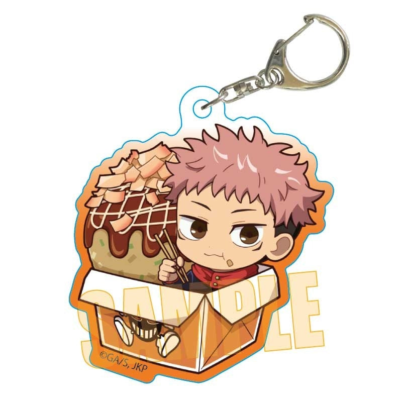 Goods - Keychain) Jujutsu Kaisen Bakudan-yaki Honpo Collaboration