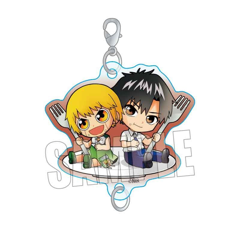 (Goods - Keychain) Zatch Bell! Gochi Chara Acrylic Keychain Zatch & Kiyo