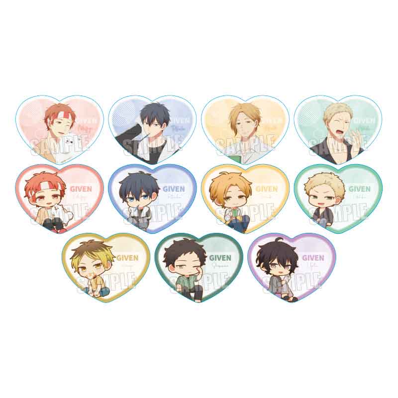 (Goods - Sticker) given The Movie: To The Sea Heart Clear Sheet Collection (Blind Box -Single)