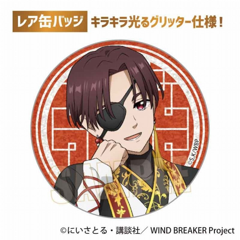 (Goods - Badge) WIND BREAKER Trading Button Badge Throne ver. (Blind Box -Single)