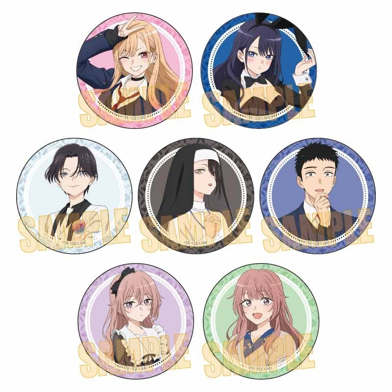 (Goods - Badge) My Dress-Up Darling Trading Holographic Button Badge (Blind Box -Single)
