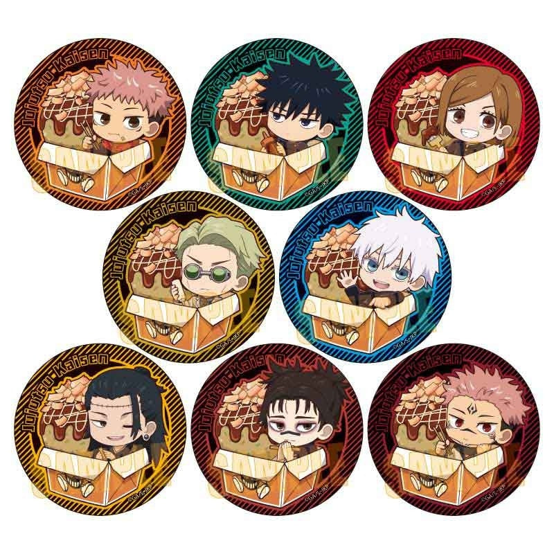 (Goods - Badge) Jujutsu Kaisen Bakudan-yaki Honpo Collaboration Trading Button Badge (Blind Box -Single)