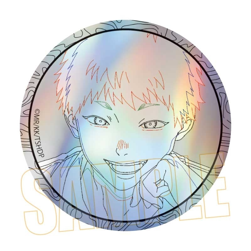 (Goods - Badge) The Summer Hikaru Died Trading Holographic Button Badge (Blind Box -Single)