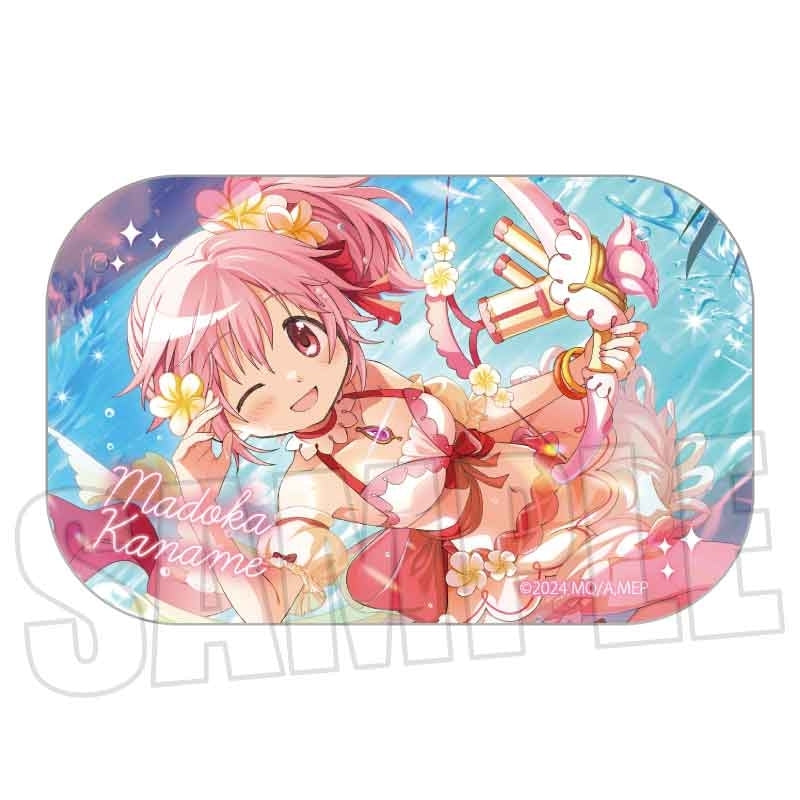 (Goods - Badge) Puella Magi Madoka Magica Magia Exedra Square Button Badge Madoka Kaname