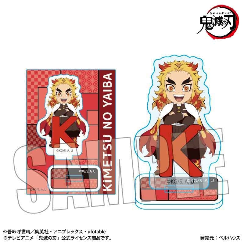 (Goods - Acrylic Stand) Demon Slayer: Kimetsu no Yaiba Anime Mini Stand Alphabet ver. Kyojuro Rengoku