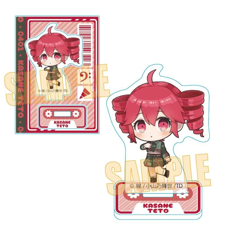 (Goods - Acrylic Stand) Kasane Teto Mini Stand VP Outfit (Tekutoko)