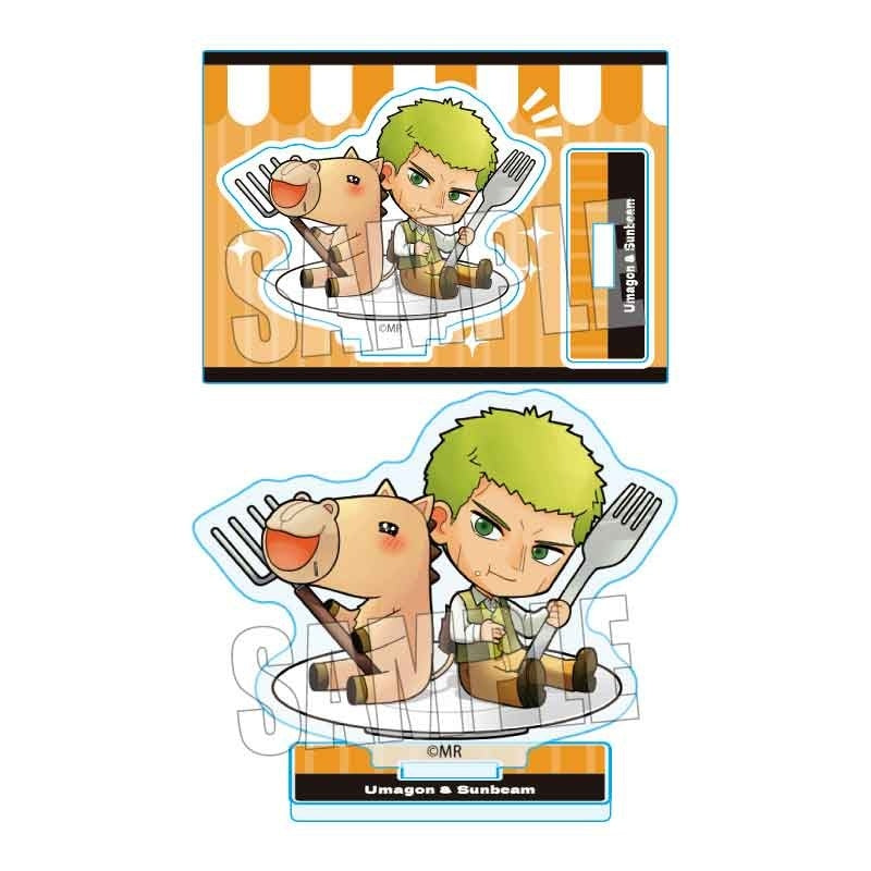 (Goods - Acrylic Stand) Zatch Bell! Gochi Chara Mini Acrylic Stand Ponygon & Sunbeam