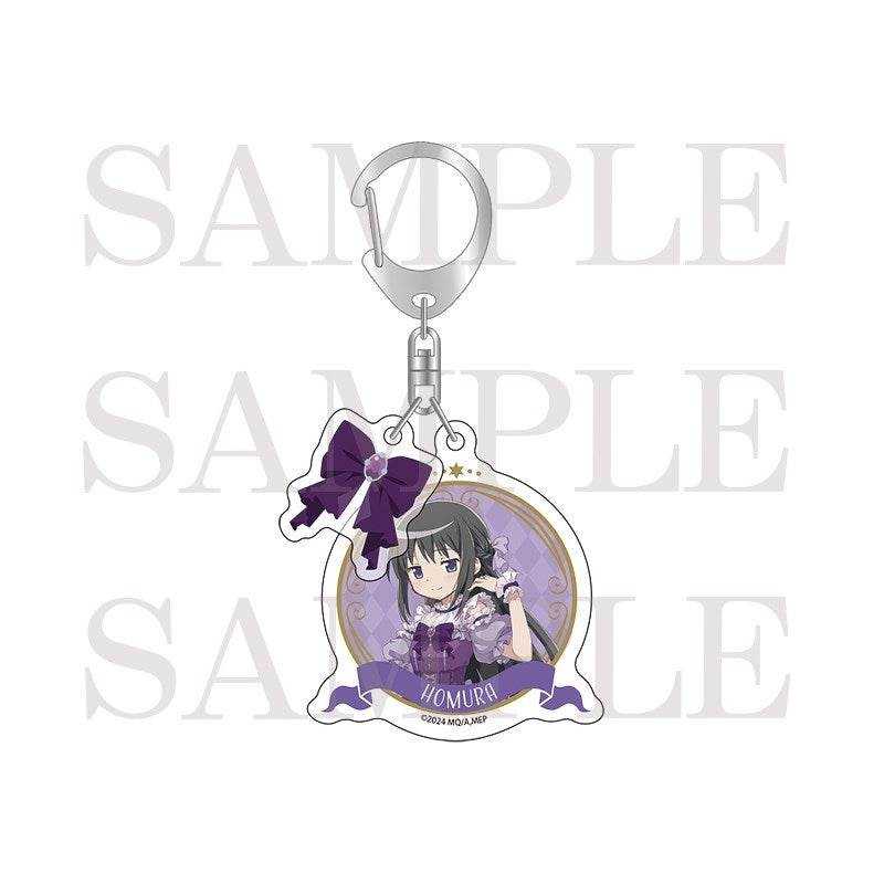 (Goods - Charm) Puella Magi Madoka Magica Magia Exedra Acrylic Charm with Ribbon Part Homura Akemi
