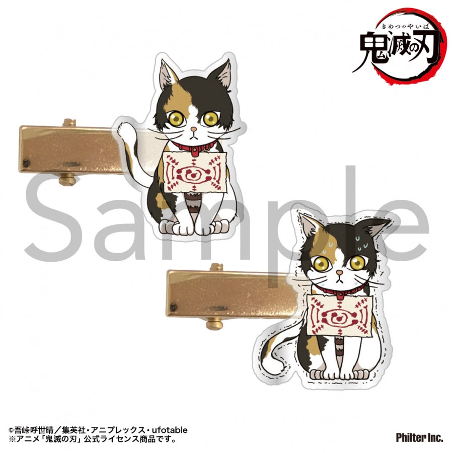 (Goods - Hair Band) Demon Slayer: Kimetsu no Yaiba Hinged Barrettes For Bangs Chachamaru