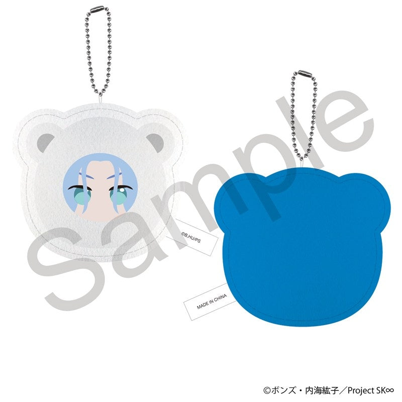 (Goods - Keychain) Original TV Anime - SK8 the Infinity Manmaru Animal Embroidery Keychain SNOW